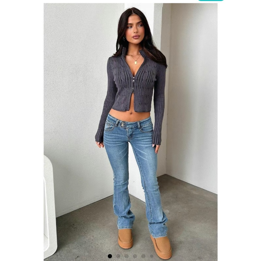 Women's Blue Flare Jeans